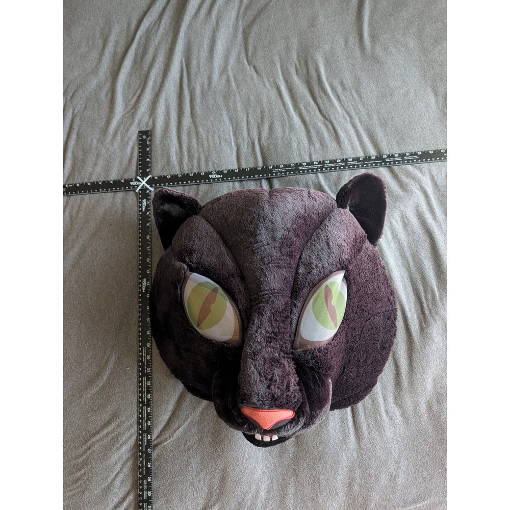 Dan Dee Collectors Choice Black Panther Plush Mask Halloween Costume Large Furry